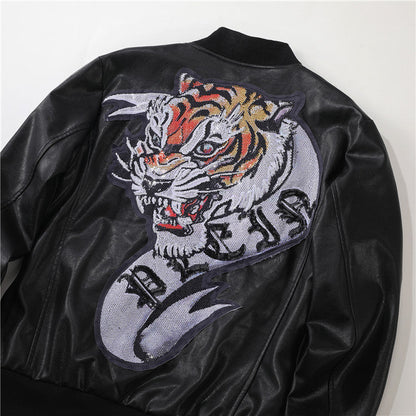 NEW-PP Leather Jacket