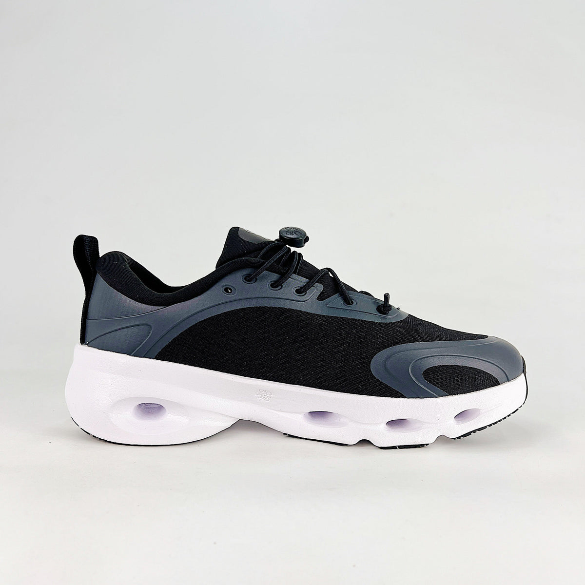 Loewe × On Cloudsolo – Unisex Lightweight Breathable Luxury Collaborative Running Shoes | Black & Charcoal