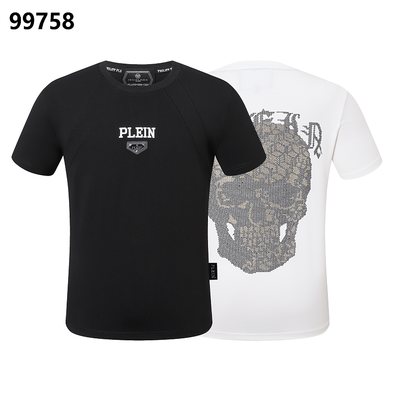 P**P Men's Recovery Day Logo Emblem T-Shirt | Black White