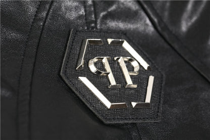 NEW-PP Leather Jacket