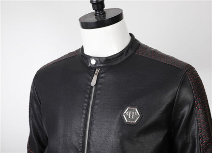 NEW-PP Leather Jacket