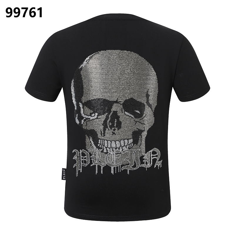 P**P Men's Wedding Guest Logo Emblem T-Shirt | Black White