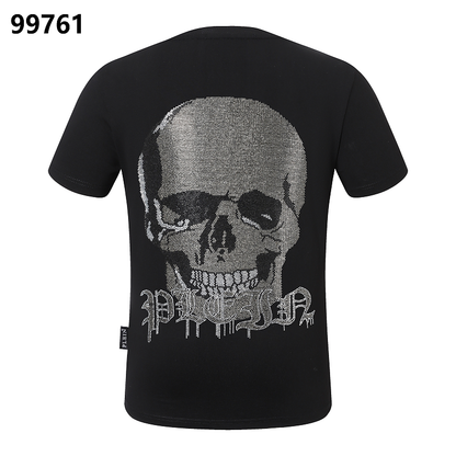 P**P Men's Wedding Guest Logo Emblem T-Shirt | Black White